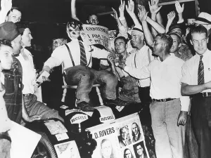 Eugene Prints: An effigy of Georgia Governor Eugene Talmadge