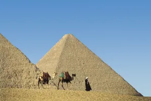 Egyptian Empire Prints: EGYPT. GIZA. Giza. The Pyramid of Khufu