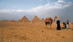 Egyptian Empire Prints: EGYPT. GIZA. Giza. Pyramids of Khufu