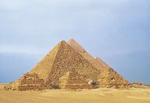 Giza Prints: EGYPT. GIZA. Giza. Pyramids of Menkaure