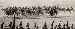 Images Dated 20th March 2013: Egyptian Camel Corps fought with British during World War 1. 1914