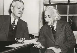 Physicists Prints: EINSTEIN, Albert (1879-1955). AISA/Everett Collection**US SALES ONLY**