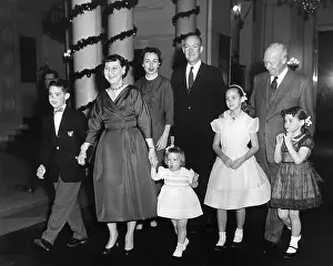 Holiday Prints: Eisenhower family Christmas at the White House