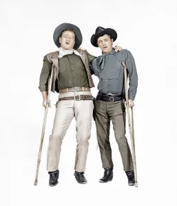 Gun Belt Prints: EL DORADO, from left: John Wayne, Robert Mitchum, 1966