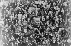 1900 1910 Prints: Elaborate 1908 photomontage constructed of hundreds of portraits