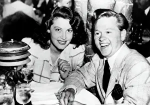 Elaine Prints: Elaine Mahnken, with husband Mickey Rooney