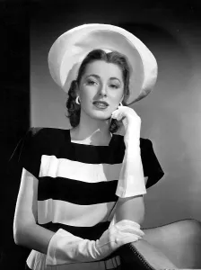 Straw Hat Prints: ELEANOR PARKER, 1945