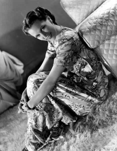 Eleanor Prints: ELEANOR POWELL, portrait, with a Sydney Guilaroff coiffure hairstyle