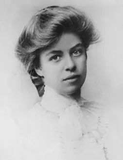 Lcgr1305 Prints: Eleanor Roosevelt in a 1898 portrait at about age 15. 1898