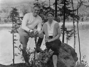 2013 Prints: Eleanor Roosevelt and Earl Miller at Chazy Lake