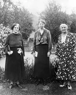 2013 Prints: Eleanor Roosevelt, Elinor Morgenthau, and Dr. Mary Bell Harris, 1929. (BSLOC_2013_5_202)