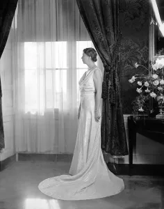 2013 Prints: Eleanor Roosevelt in her inaugural gown at the White House