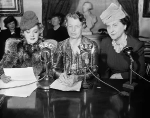 Ladies Prints: Eleanor Roosevelt with Mary Pickford and Mrs