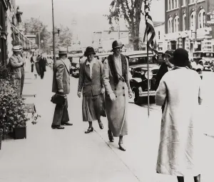 2013 Prints: Eleanor Roosevelt with Nancy Cook during FDR's campaign for NYS Governor