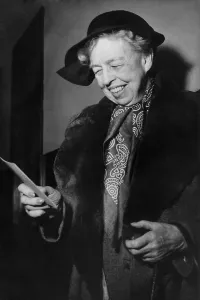 Humanitarians Prints: Eleanor Roosevelt in New York City in the 1950s. (BSLOC_2013_6_69)
