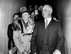 Roosevelt Prints: Eleanor Roosevelt and President Franlin D