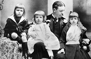Fathers Prints: Eleanor Roosevelt as a six year old girl (right)