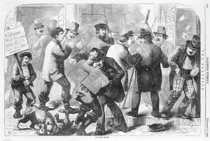 2012 Prints: The election- At the polls. 1857