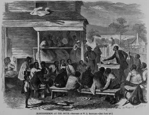 Speeches Prints: Electioneering in the South in summer 1868