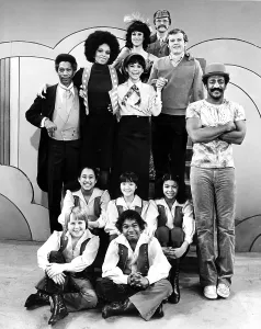 Bill Prints: ELECTRIC COMPANY, Cast (standing)