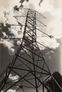 Images Dated 6th January 2009: Electric power line tower transmitting electricity generated by Tennessee Valley Authority hydro-power dams