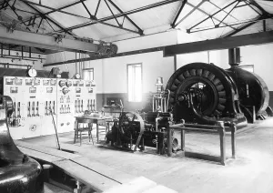Electrical Equipment Prints: Electricty. Westinghouse AC generator