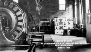 Electrical Equipment Prints: Electricty. Westinghouse AC generators