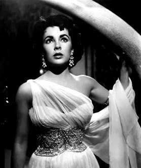 Edith Head Prints: ELEPHANT WALK, Elizabeth Taylor (in a gown by Edith Head), 1954