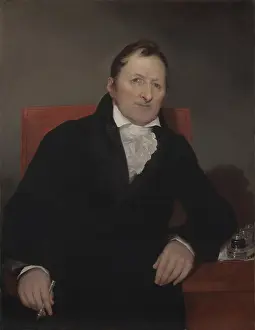 Technology Prints: Eli Whitney, in a 1822 portrait by Samuel Finley Breese Morse
