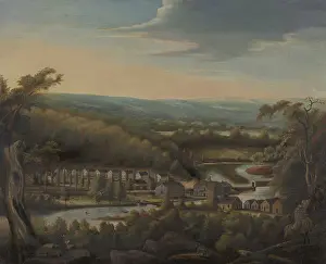 Technology Prints: Eli Whitney Gun Factory and Whitneyville