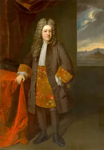 Businessman Prints: Elihu Yale, by Enoch Seeman, 1717, painting, oil on canvas