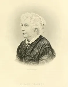 Images Dated 10th May 2010: Elizabeth Cady Stanton (1815-1902), American women's rights leader. Engraving ca. 1865