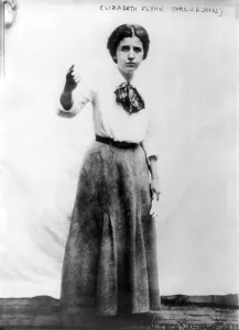 1910s Candid Prints: Elizabeth Gurley Flynn, labor organizer and Wobbly, ca. 1910s