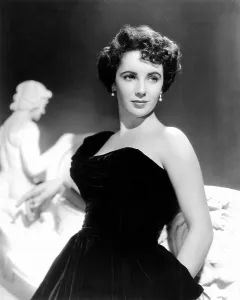 Drop Earrings Prints: Elizabeth Taylor, 1950