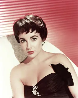 Diamond Earring Prints: Elizabeth Taylor, 1954