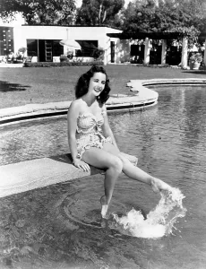Bathing Suit Prints: Elizabeth Taylor, ca. 1947