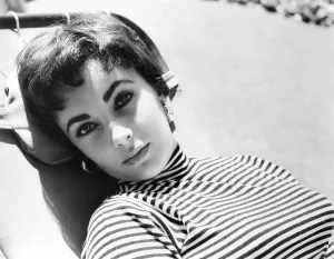 1950s Hairstyles Prints: Elizabeth Taylor, ca. 1954