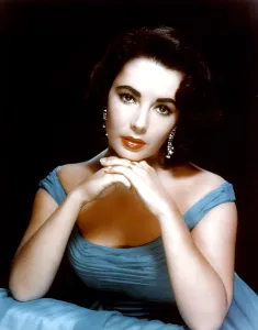 Blue Dress Prints: Elizabeth Taylor, circa 1950s