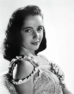 July Prints: Elizabeth Taylor, late 1940s