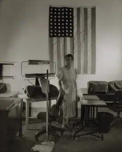 Watson Prints: Ella Watson, a cleaning women in the offices of the Farm Security Administration (FSA)