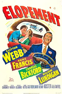 3lmpy Prints: ELOPEMENT, US poster, from left: William Lundigan
