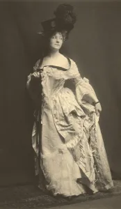 Elsie Prints: Elsie Leslie ( 1881-1966), American actress in costume as Lydia Languish in Richard Sheridan's play THE RIVALS