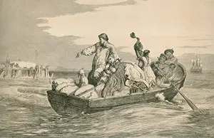 Docks Prints: THE EMIGRANTS FAREWELL