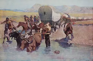 Horseback Prints: THE EMIGRANTS, by Frederick Remington