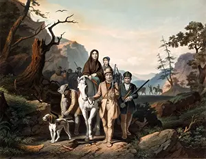 Horseback Prints: THE EMIGRATION OF DANIEL BOONE AND HIS FAMILY