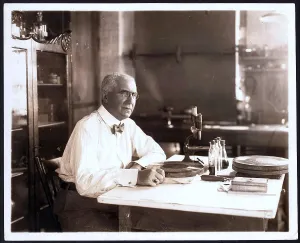 Microscope Prints: Emile Berliner (1851-1929), American inventor of the phonograph