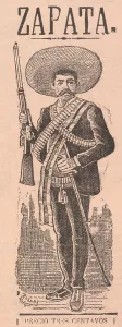 Sombrero Prints: Emiliano Zapata, Mexican Revolutionary of southern state of Morelos