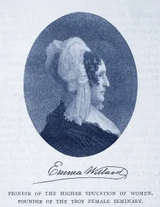 Suffrage Prints: Emma Willard, founder of the Troy Female Seminary, engraving ca. 1895