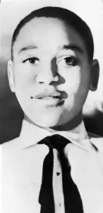 Lynching Prints: Emmett Till (1941-1955) an African American youth from Chicago spending the summer with Mississippi relatives