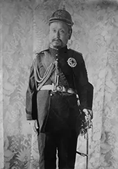 Korea Prints: Emperor Gojong of Korea, in uniform in 1904